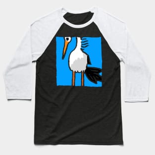 Stork - Minimal Baseball T-Shirt